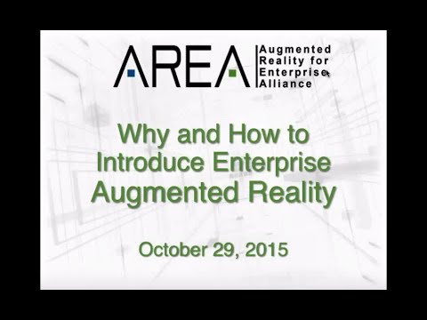 AREA Webinar | Why and How to Introduce Augmented Reality in Enterprise