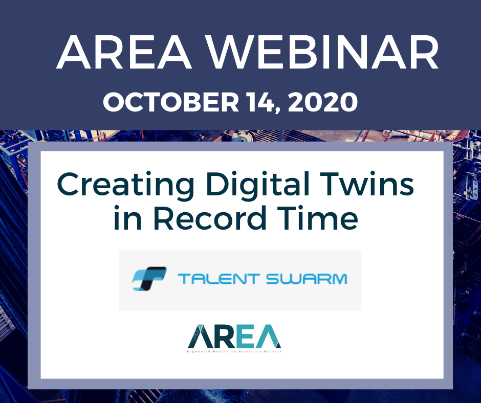 AREA Thought Leaders Network Webinar – Creating Digital Twins in Record Time