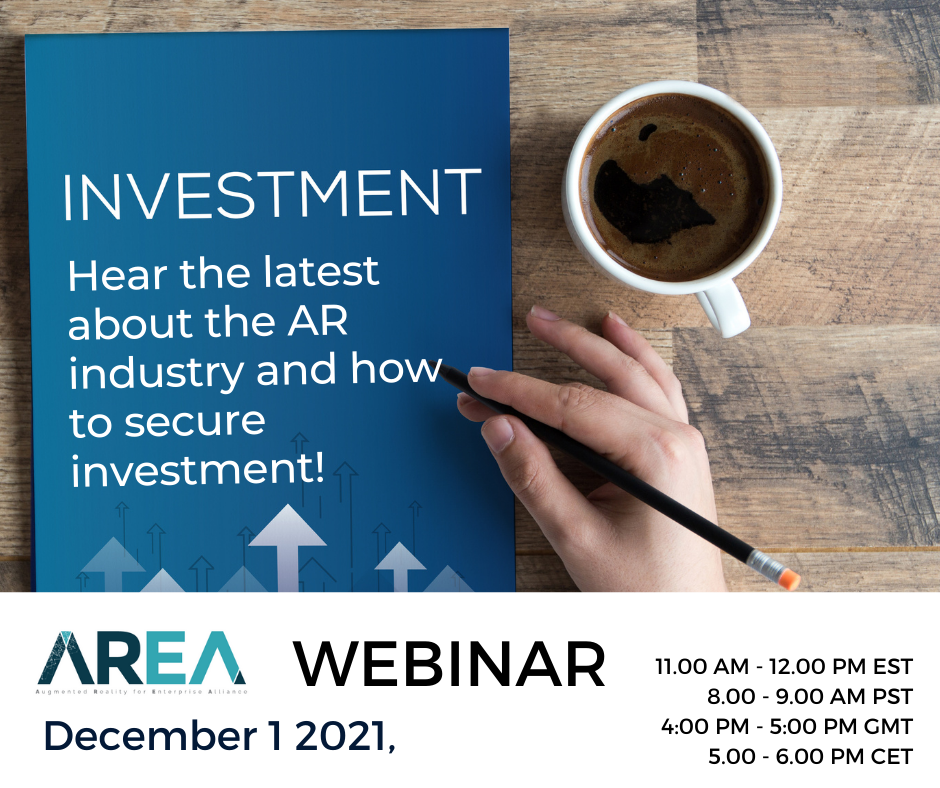 AREA Webinar | Looking for investment? – hear the latest about the AR industry and how to secure investment!